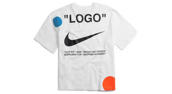 Футболка x off-white mercurial nrg x t-shirt 'white' Nike, черный — фото 2
