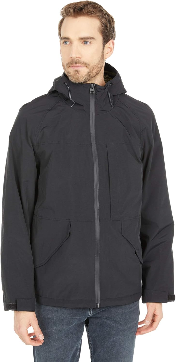 

Мужская походная куртка Levi's средней длины из дышащего нейлона, Black