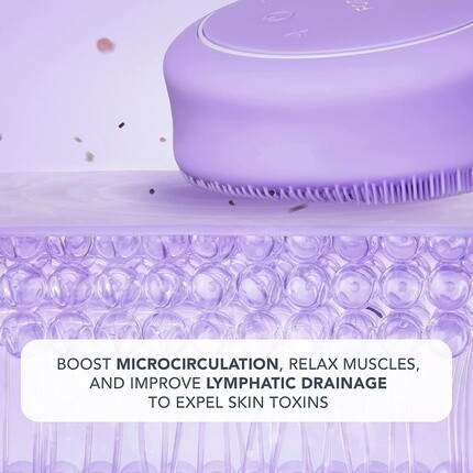 Luna 4 Body Lavender Массажная щетка для тела Отшелушивающий скруббер 100% водонепроницаемый, перезаряжаемый от USB, Foreo — фото 3