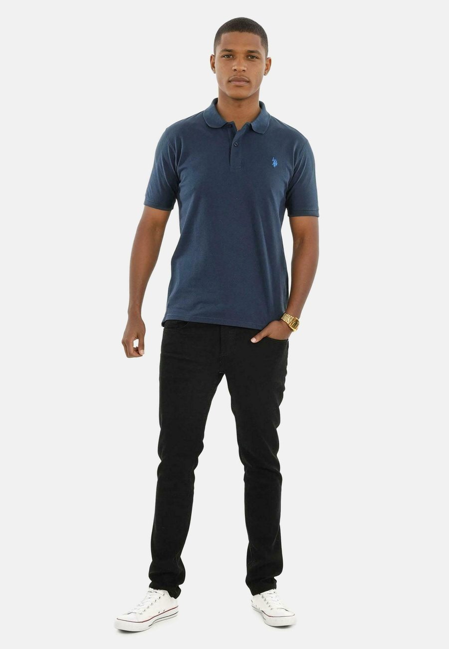 Поло U.S. Polo Assn. Polo shirt, Navy Royal/Blue — фото 2
