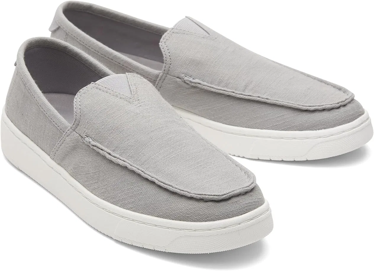 Мужские плоские туфли TOMS Trvl Lite, 2-Ultimate Grey Recycled Cotton Slubby Woven — фото 3