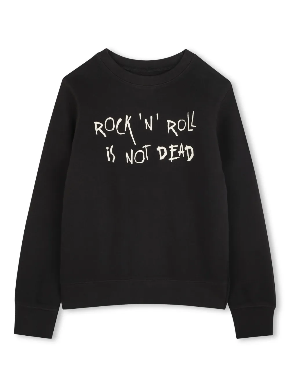 

Толстовка с надписью Zadig & Voltaire Kids, черный