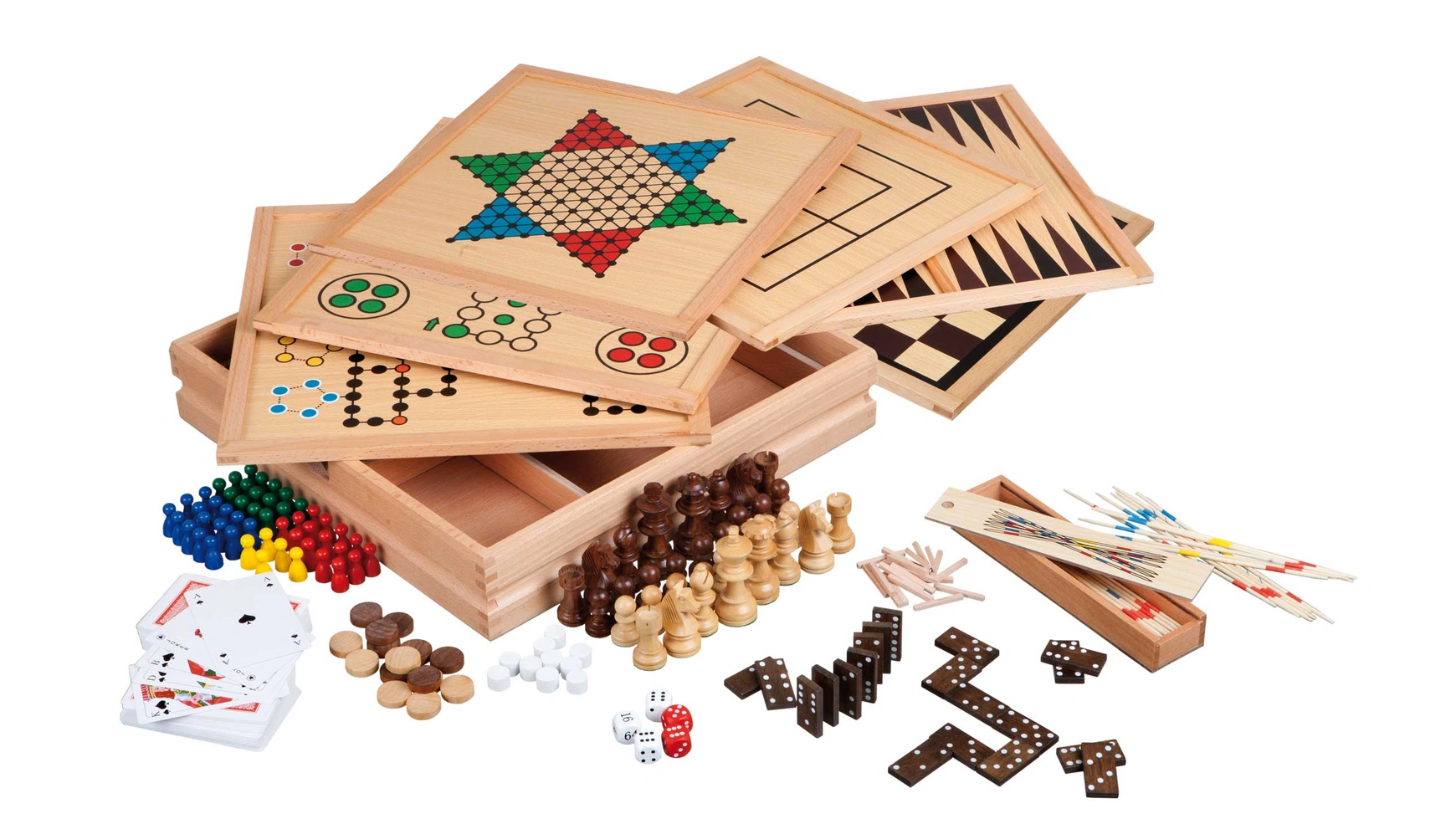 

Коллекция деревянных игр 100, premium edition