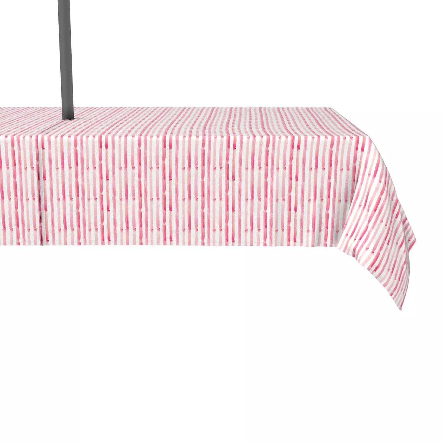 

Водоотталкивающая, для наружного использования, 100 % полиэстер, 60x120 дюймов, розовые акварельные полосы