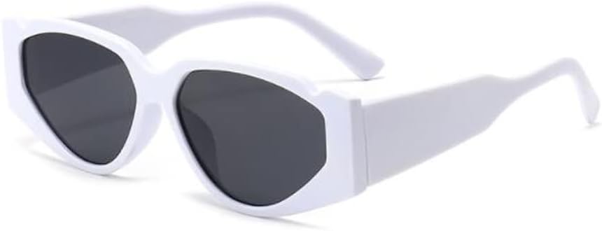 

Осенние модные овальные солнцезащитные очки с вырезом, яркая оправа, очки «кошачий глаз», солнцезащитные очки в стиле ретро (белая оправа, черные и серые вставки) Weloveushop, Gray,white