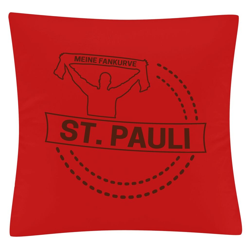 

Чехол на подушку multifanshop - St. Pauli - My Fan Curve, красный, один размер