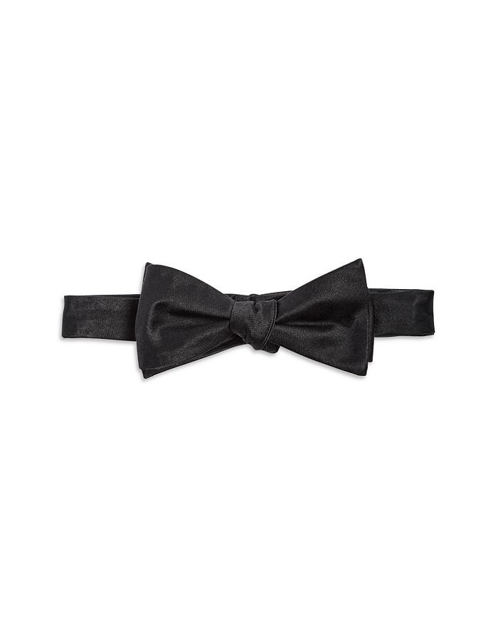 

Мужской магазин Bloomingdale's Однотонный шелковый галстук-бабочка The Men's Store at Bloomingdale's, черный