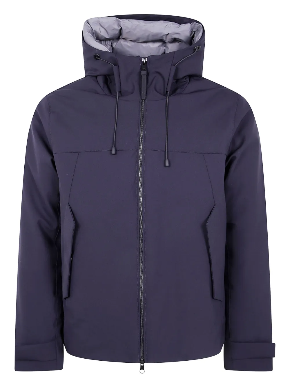 

Куртка с капюшоном и застежкой-молнией спереди People Of Shibuya, синий