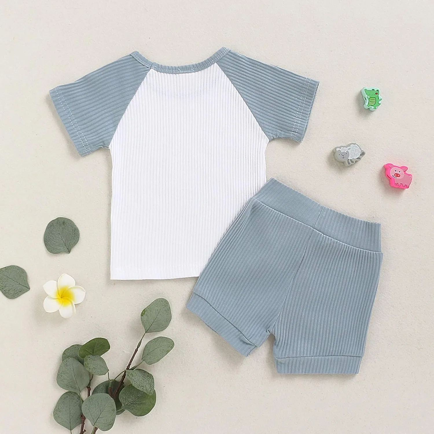 Детский спортивный костюм с patchwork Moily, 2 предмета, Sky Blue — фото 3