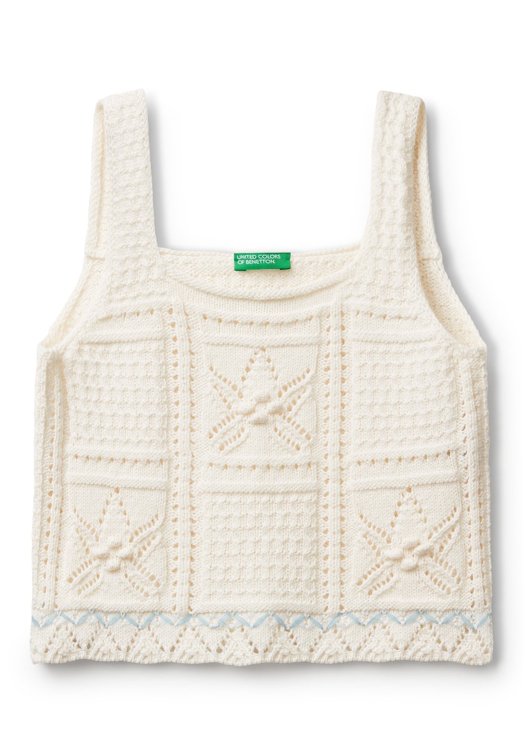 

Топ WITH STARS , United Colors of Benetton, белый