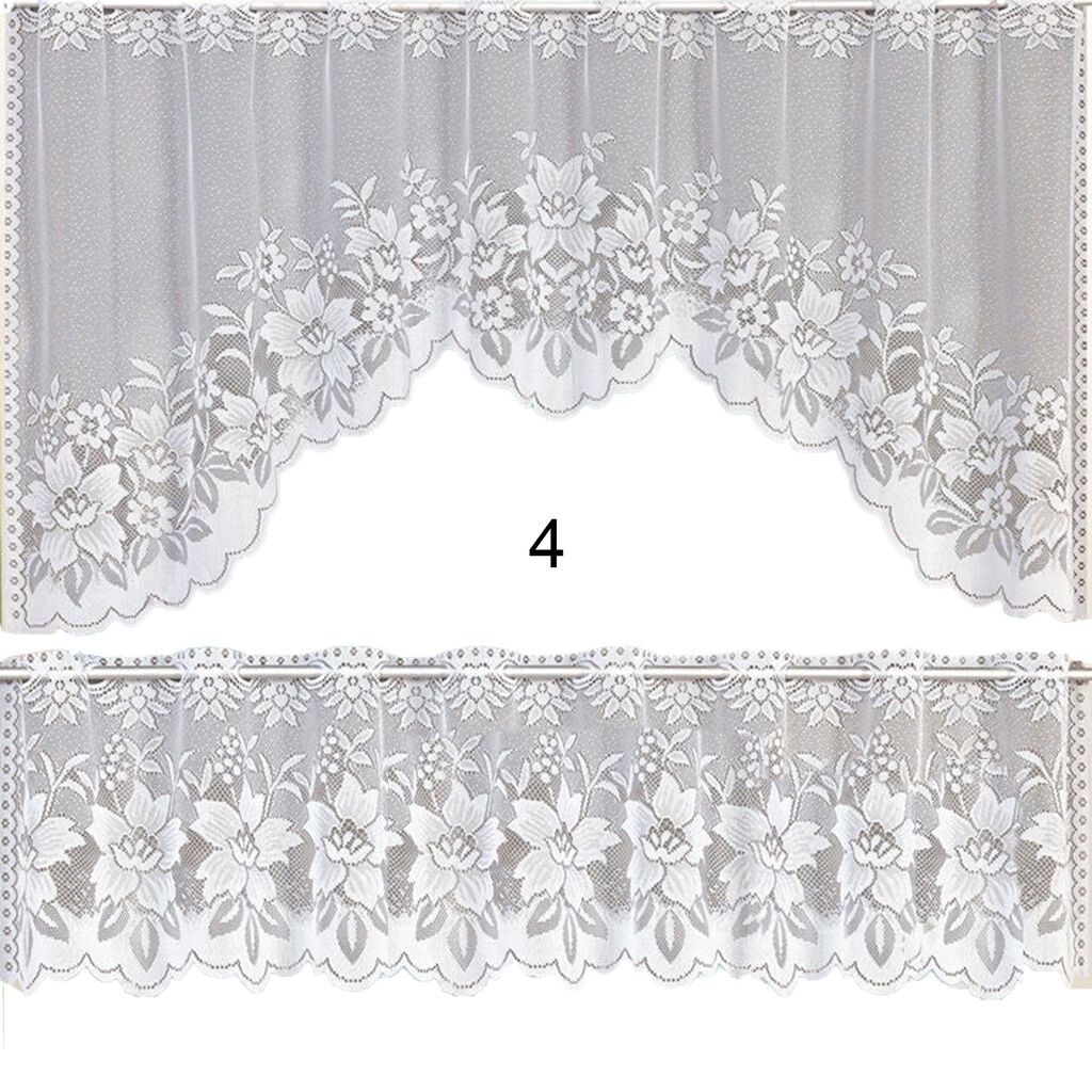 

2 шт./компл., кружевные занавески, прозрачное кружево, дизайн в винтажном стиле, 2-уровневый комплект штор для кафе для дома-2 Stuttg, мультиколор