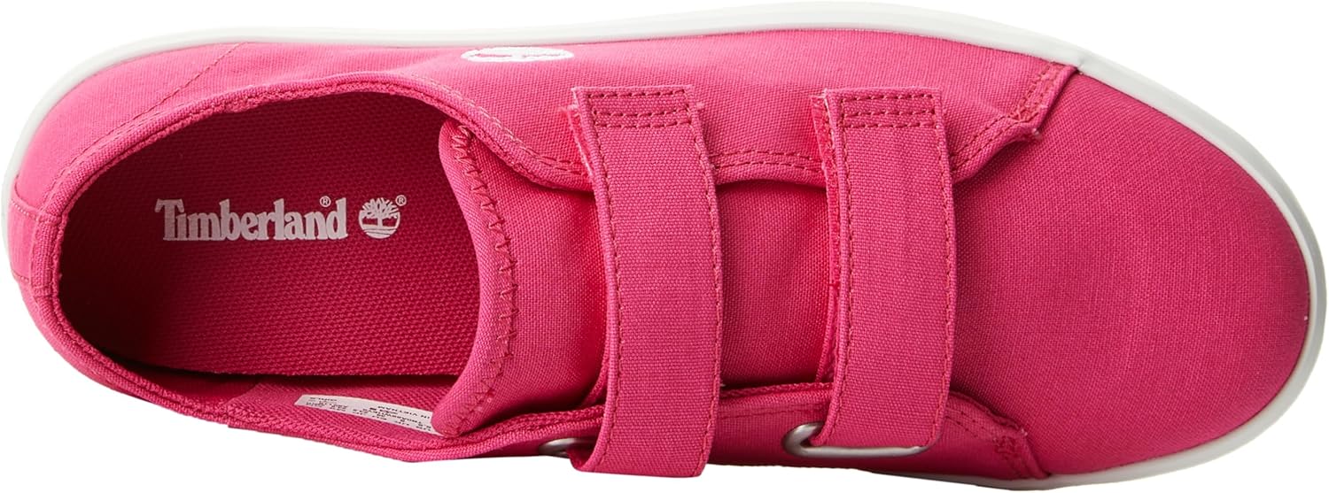Timberland Unisex-Child Newport Bay Hook & Loop (Toddler), Br Pnk Canvas — фото 3