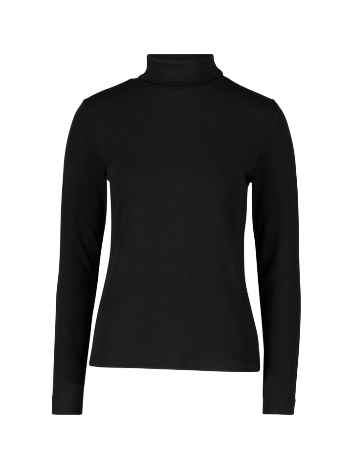 

Рубашка с длинными рукавами и высоким воротником в цвете Black Beauty Zero