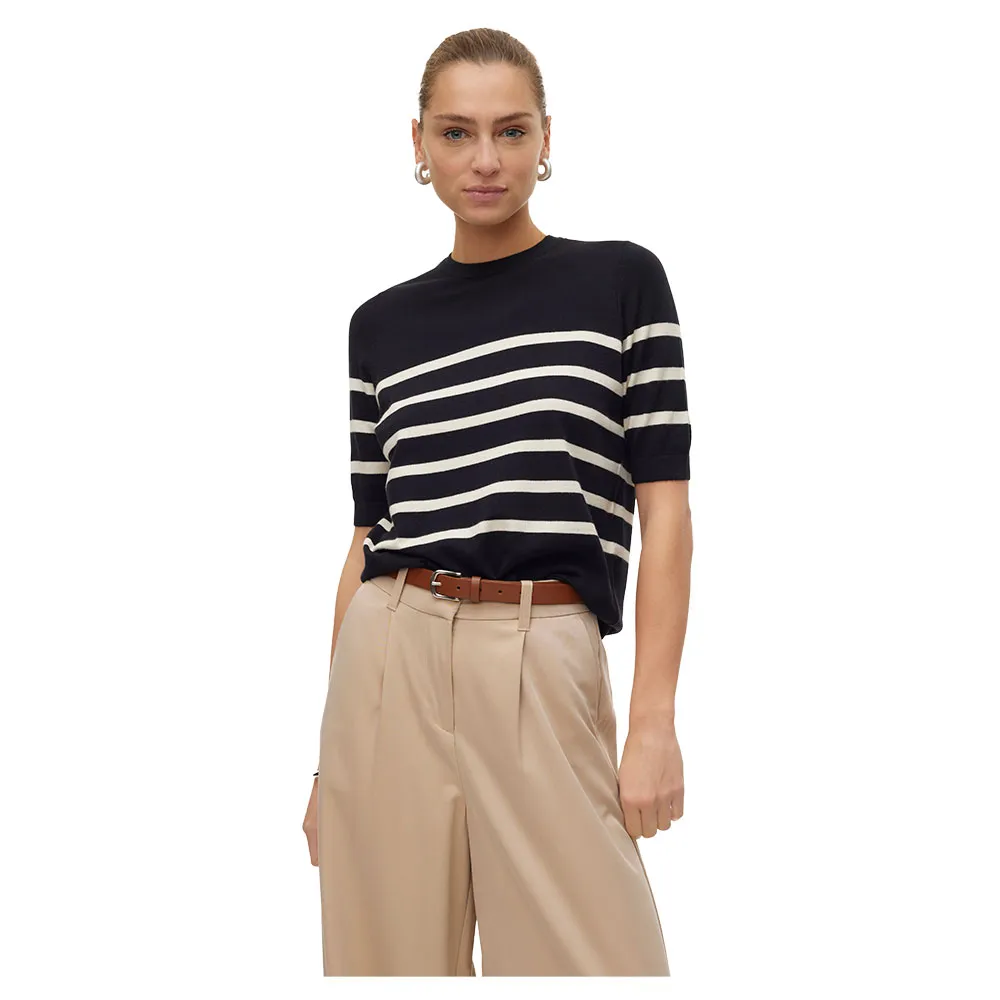 

Свитер Vero Moda Saba Plain Ss short sleeve, черный