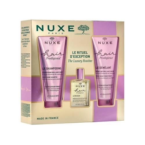 

NUXE Set Hair Prodigieux Smoothing Shampoo, 200 мл + Smoothing Conditioner, 200 мл + Nourishing Mask, 30 мл