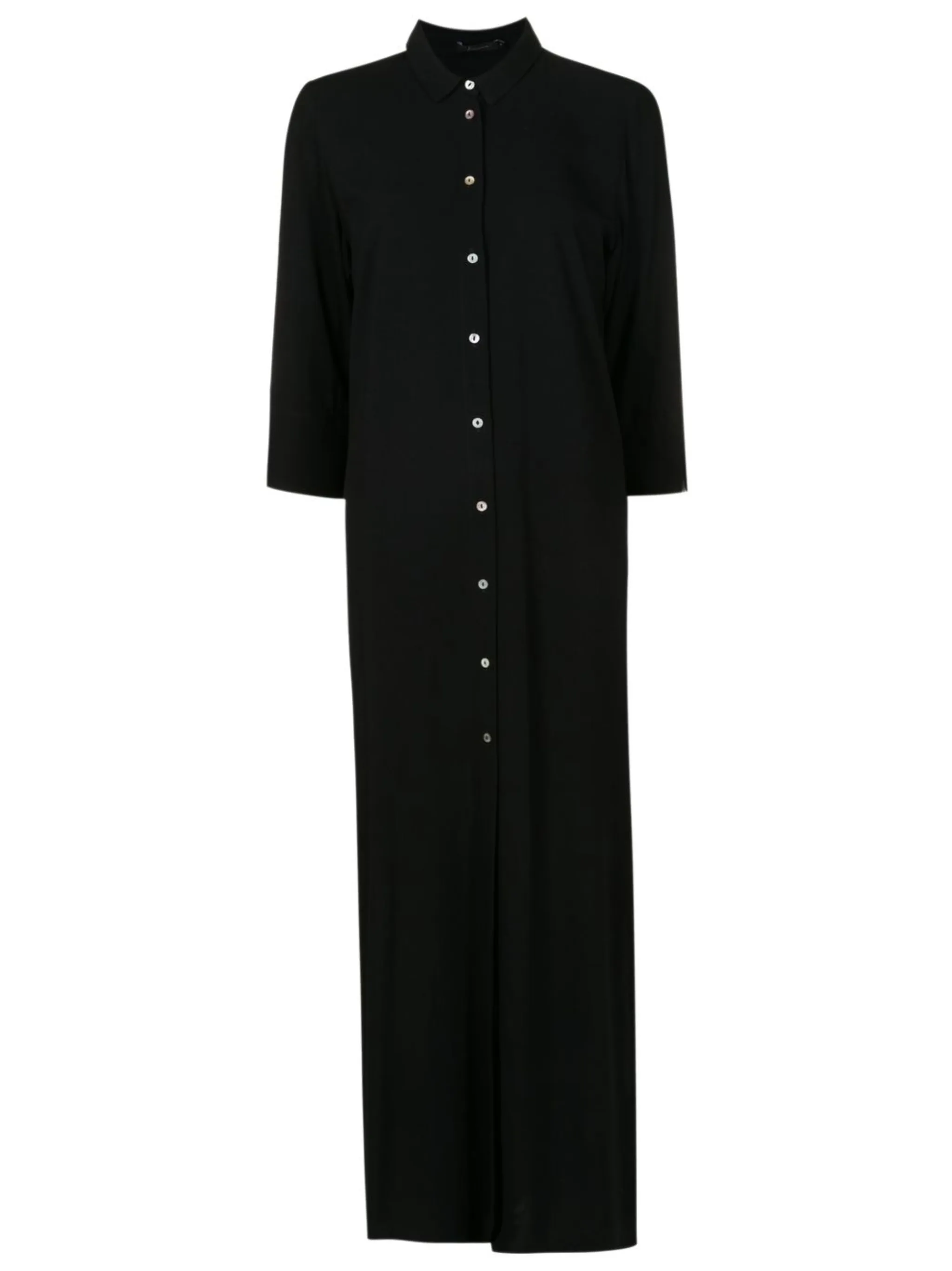 

Атласное платье-рубашка миди Lenny Niemeyer, черный