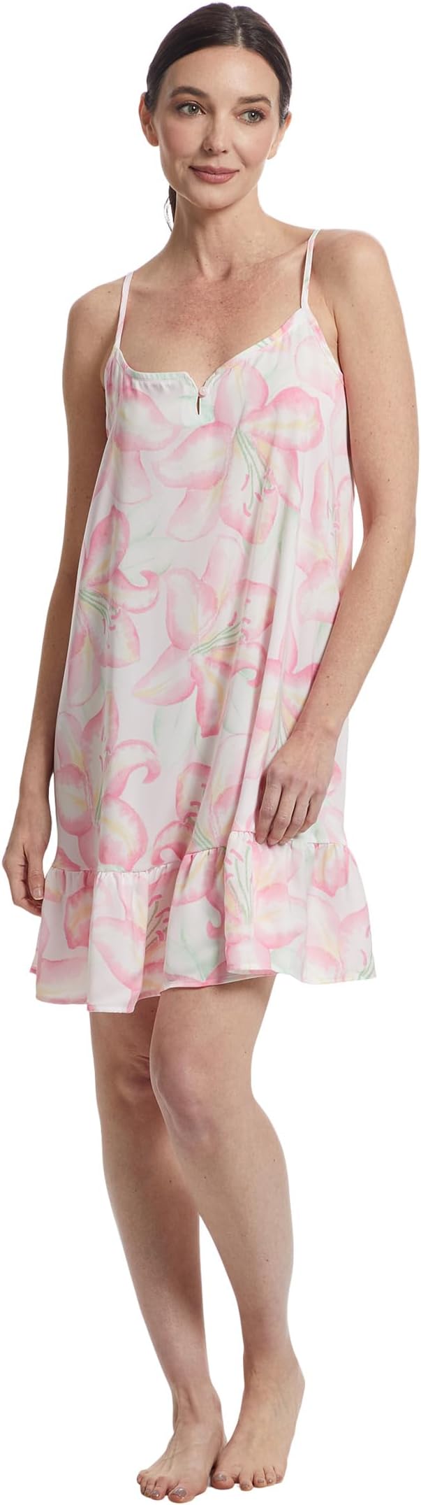 

Ночная рубашка Tommy Bahama Short Sleeveless Nightgown, цвет Pink Floral