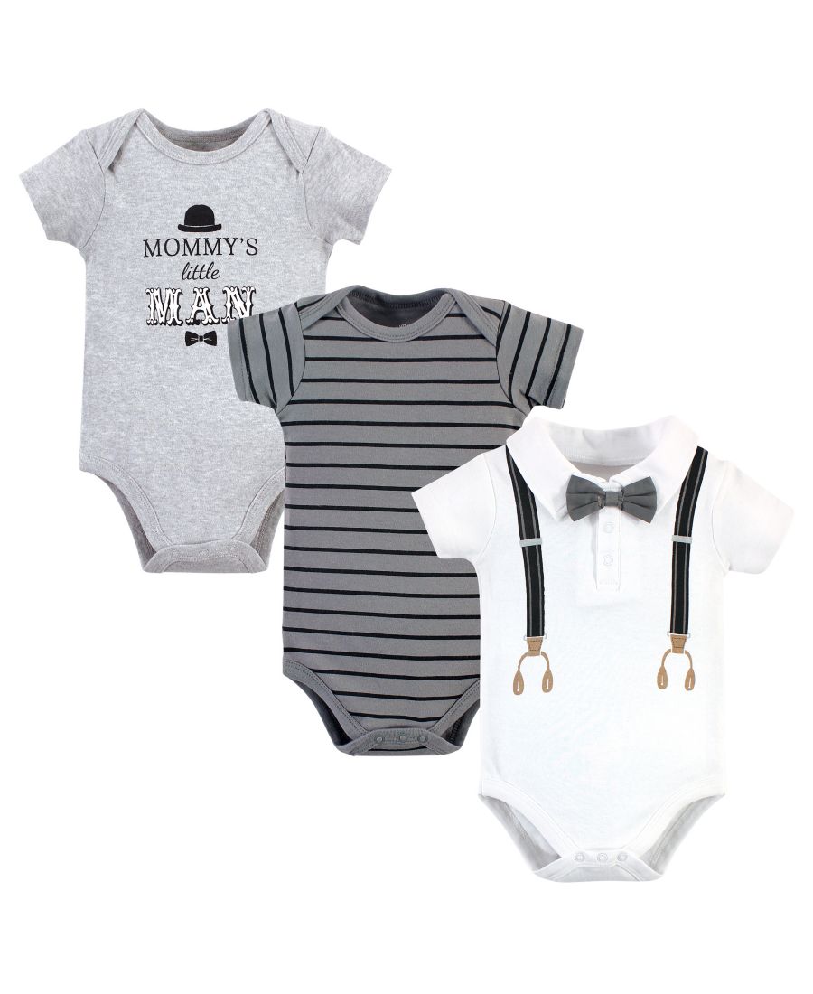 

Хлопковые комбинезоны Treasure Everyday на кнопках Little Treasure, Mommys man