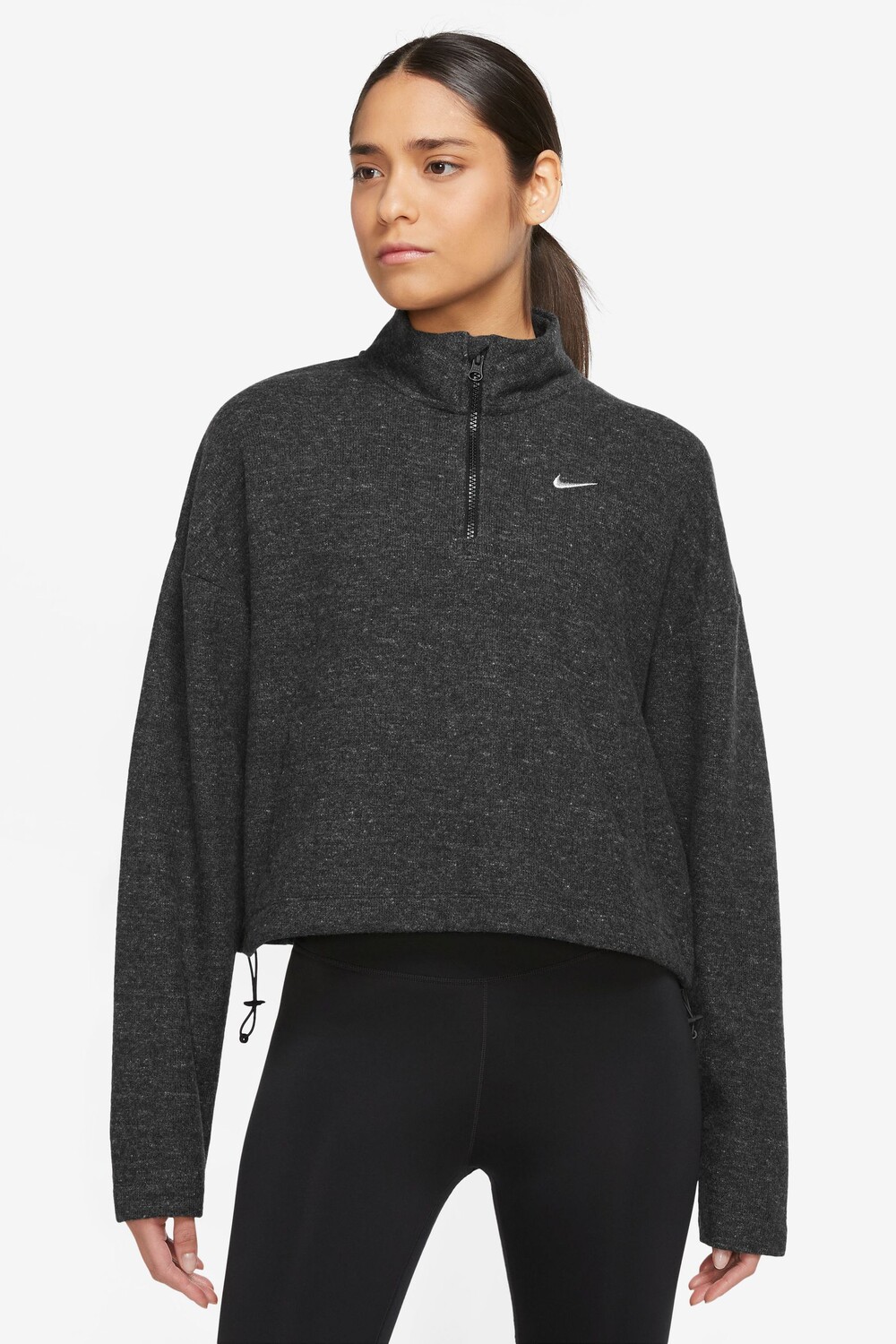 

Therma-Fit Hypernatural с короткой молнией Nike, черный
