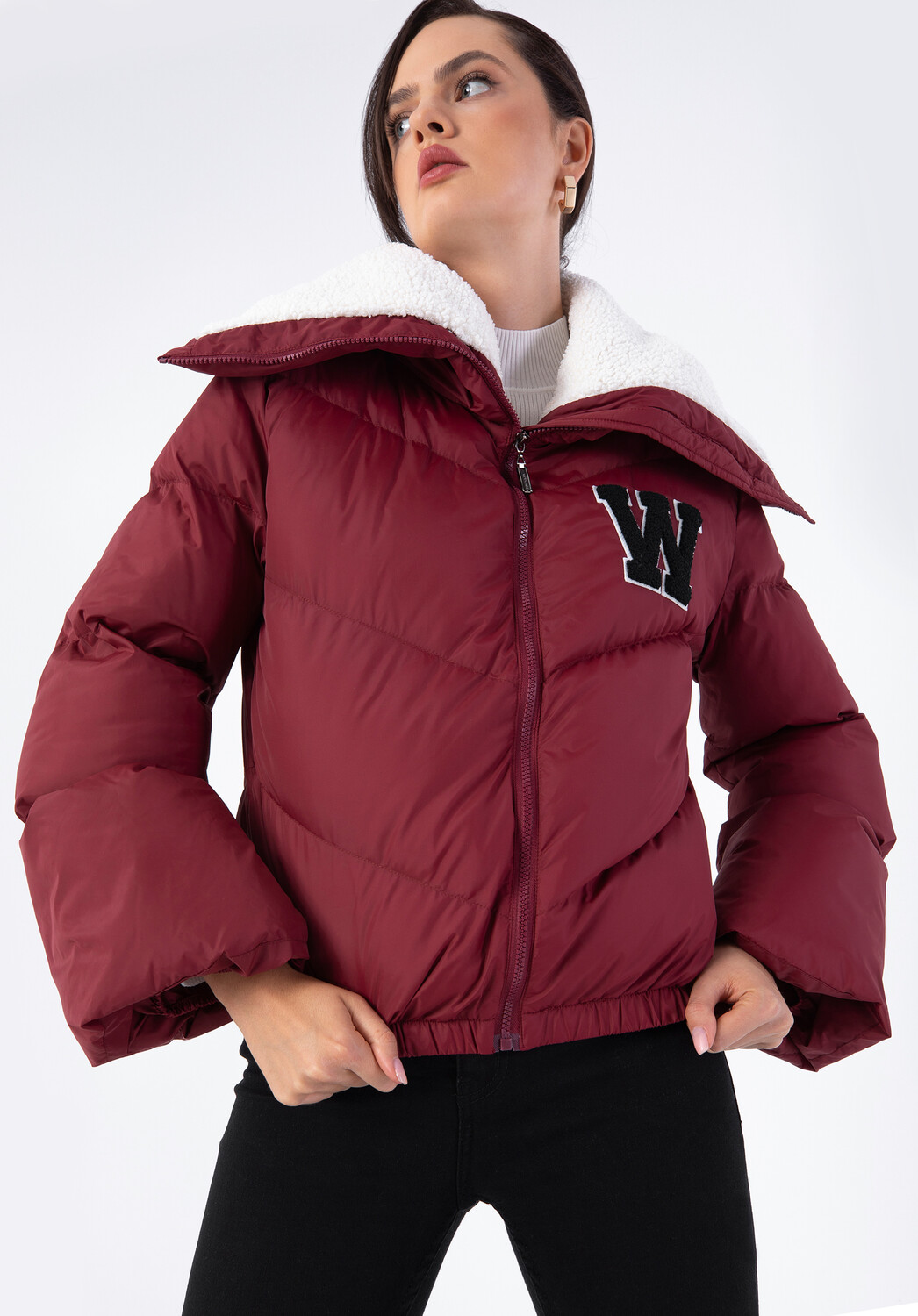 

Кожаная куртка Wittchen Polyester jacket, цвет Dark red