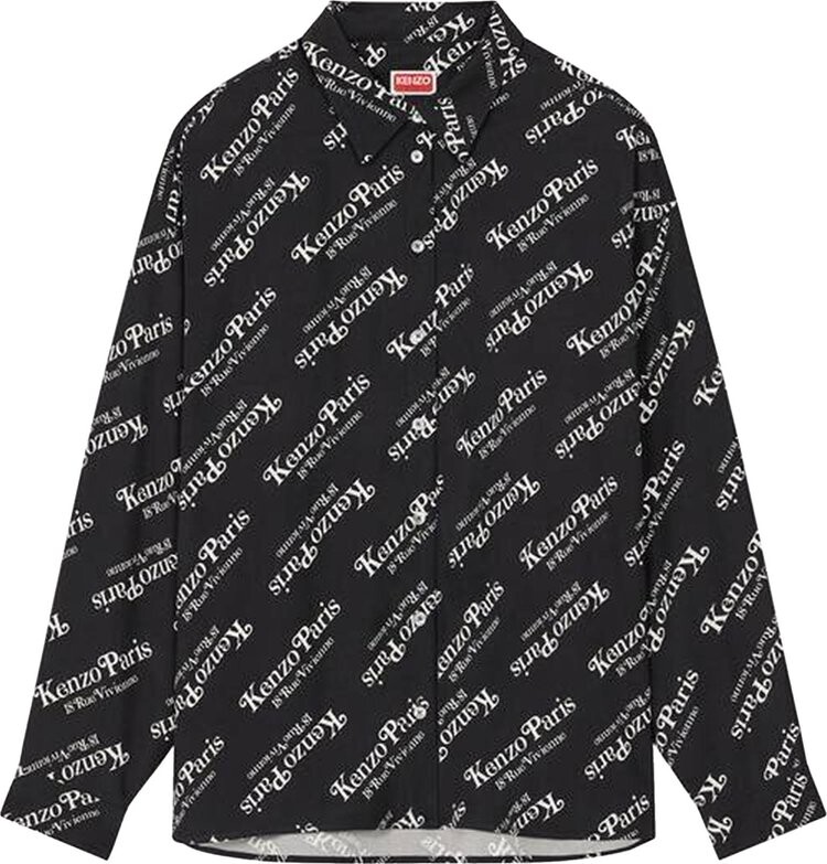 

Рубашка Kenzo x Verdy Dropped-Shoulder 'Black', черный