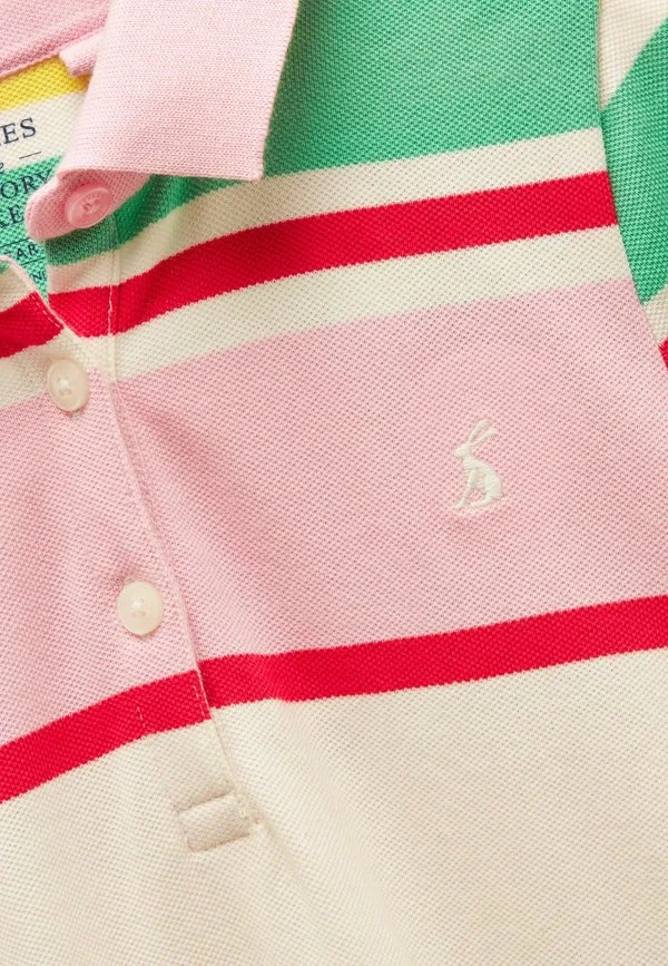 Поло-Рубашка стандартного кроя, повседневное платье Joules, Multi Stripe — фото 3