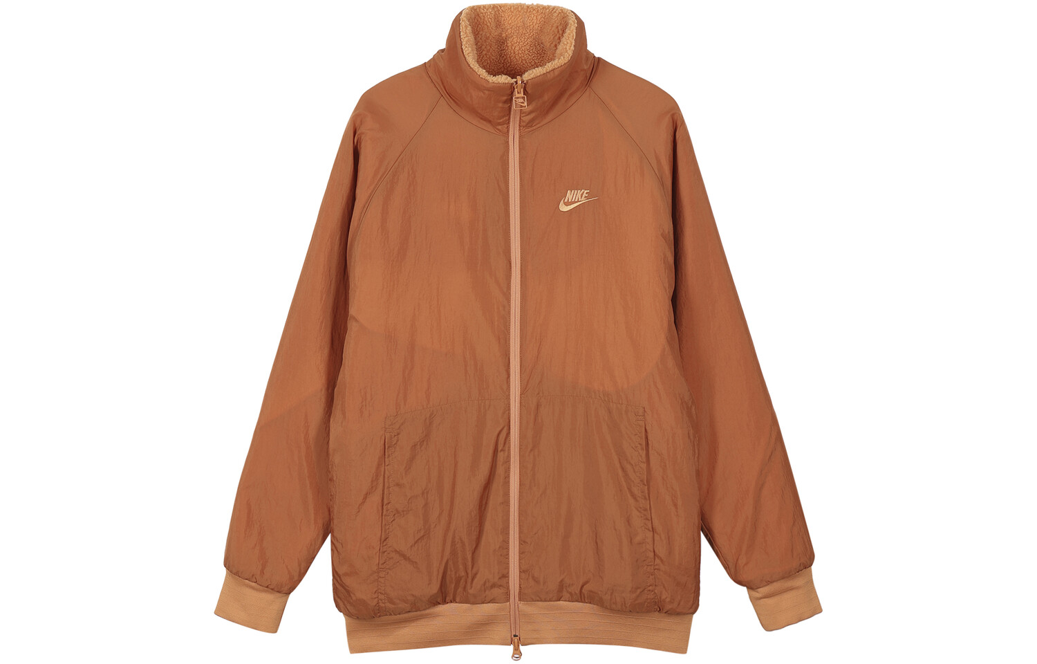 Мужская бархатная куртка Nike, цвет Coffee yellow — фото 3
