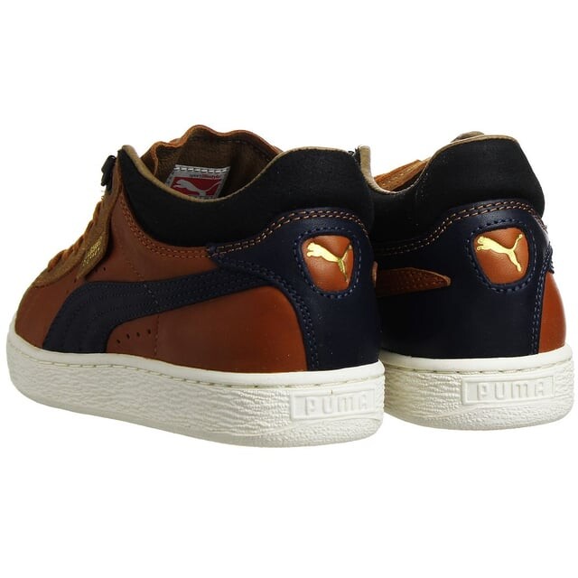 Мужские коричневые кроссовки Stepper Classic mmq коричневого цвета Puma, коричневый — фото 3