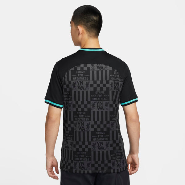 Футболка liverpool x lebron 23 24 четвертая футболка Nike, черный — фото 2