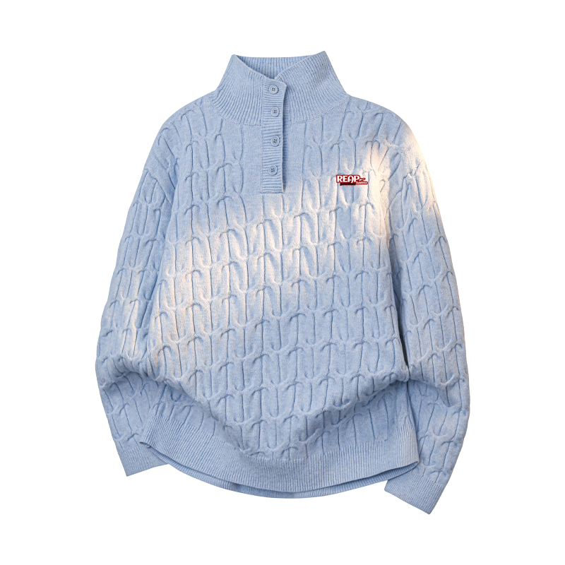 

Свитер Unisex Turtleneck Thickened Others WARRIOR, синий (diy badge)