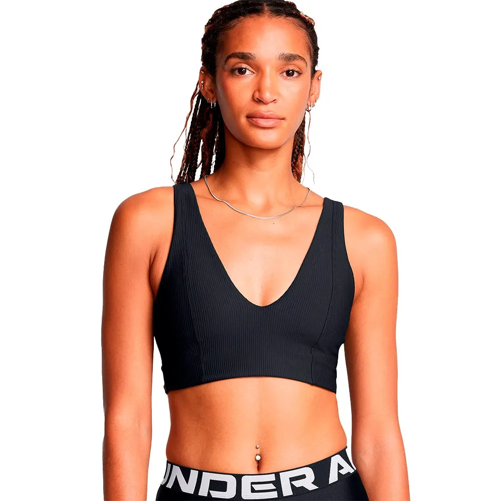 

Спортивный бюстгальтер Under Armour Meridian Rib Low Impact, черный