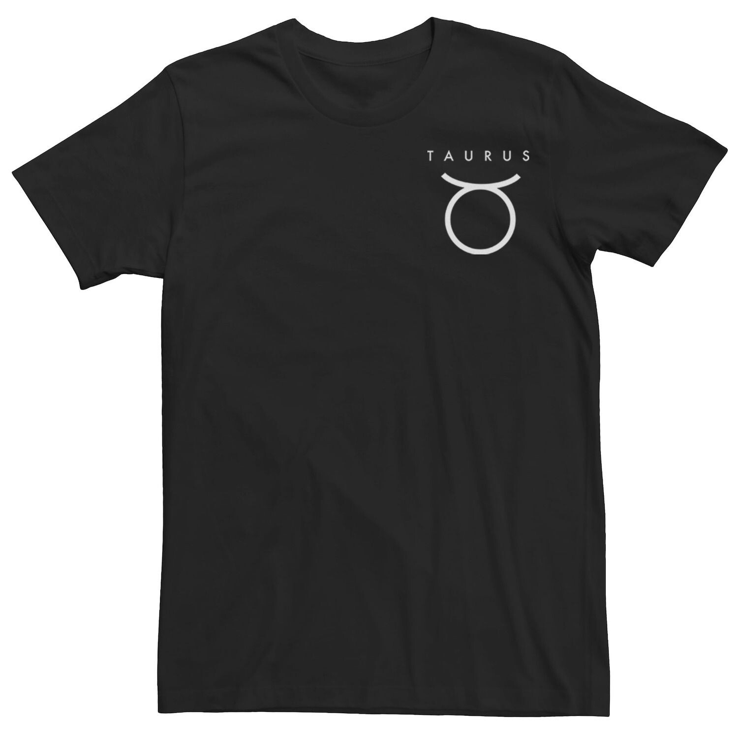 

Мужская футболка с рисунком Taurus Glyph Licensed Character, черный