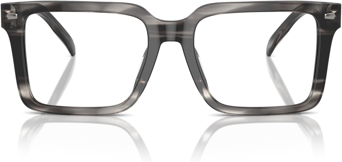 

Michael Kors мужские очки для зрения Mk4121u Mosel, универсальная посадка, квадратная оправа, Black Horn/Demo Lens