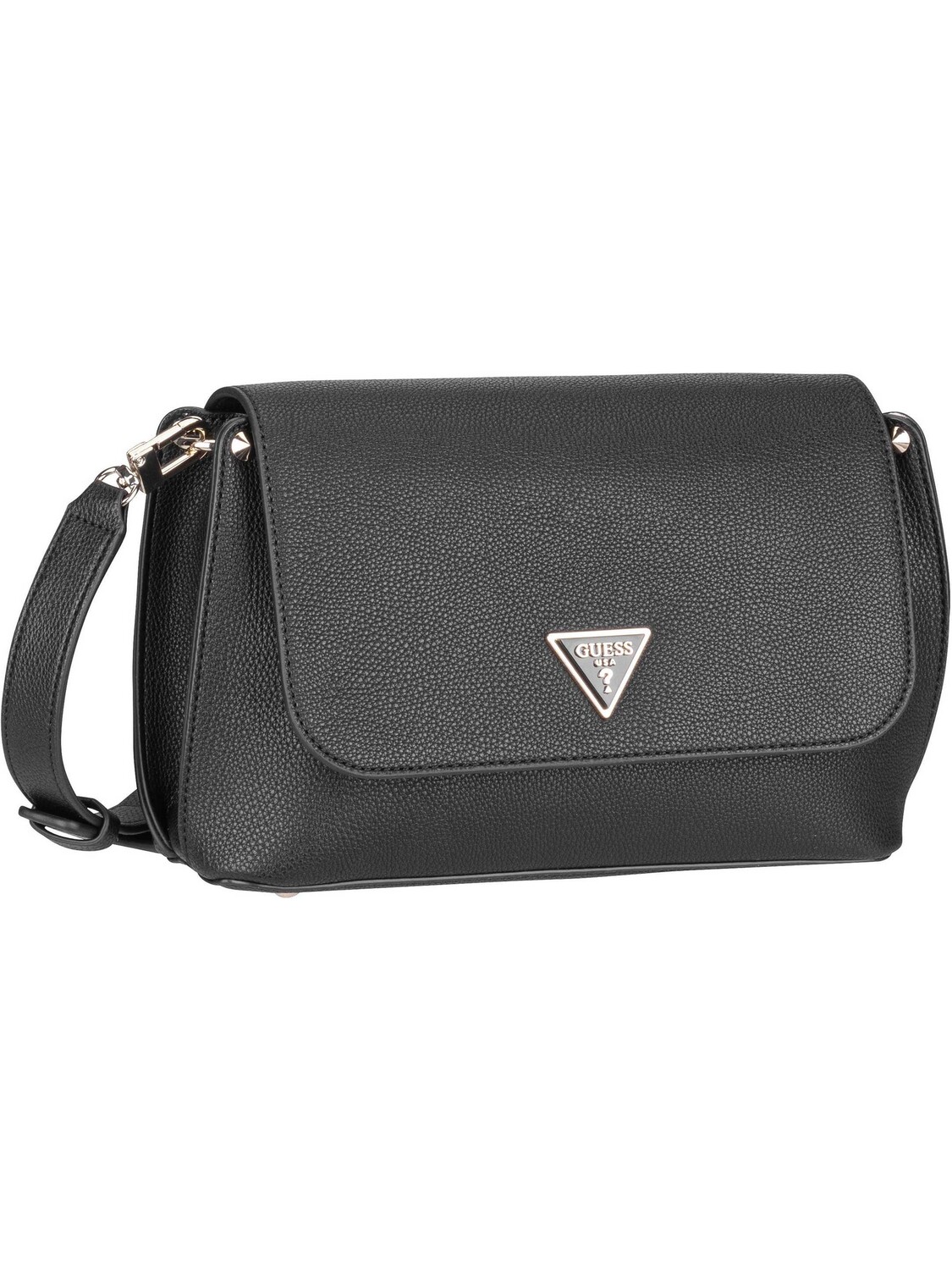 

Сумка через плечо Guess Umhängetasche Meridian Flap Crossbody, черный