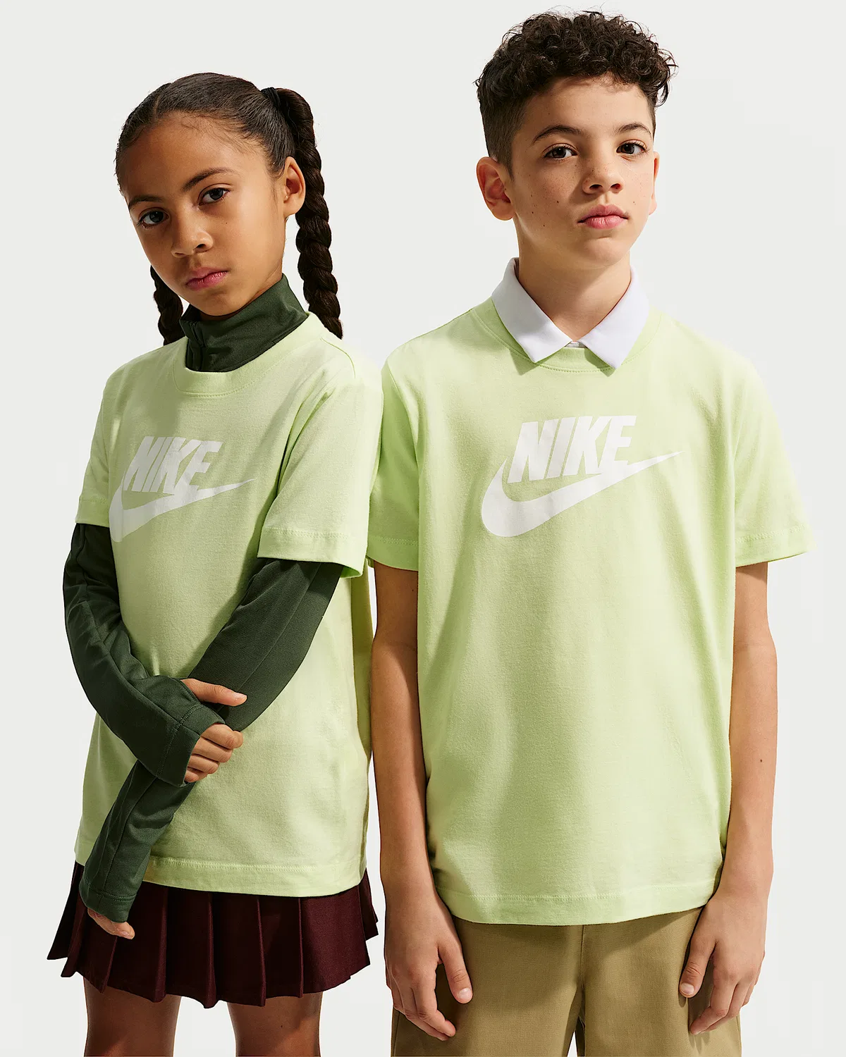 Детская футболка Nike Sportswear, Light Liquid Lime