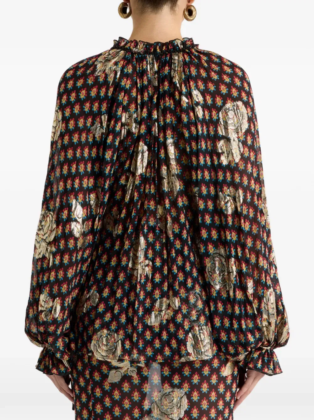 Рубашка с длинными рукавами Etro, черный — фото 4
