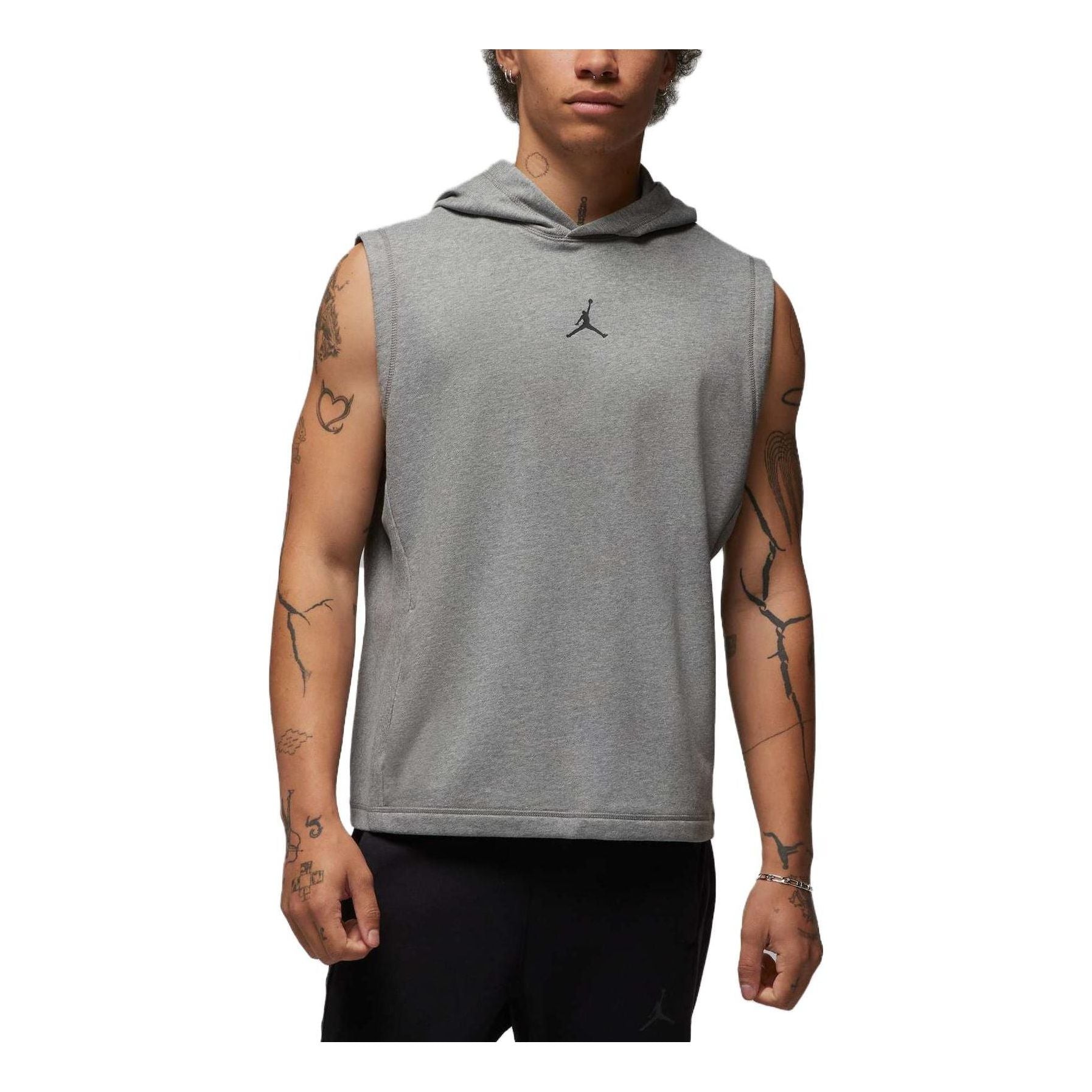 

Air Jordan Dri-FIT Sport Sleeveless Breathable Pullover hooded Vest 'Grey'