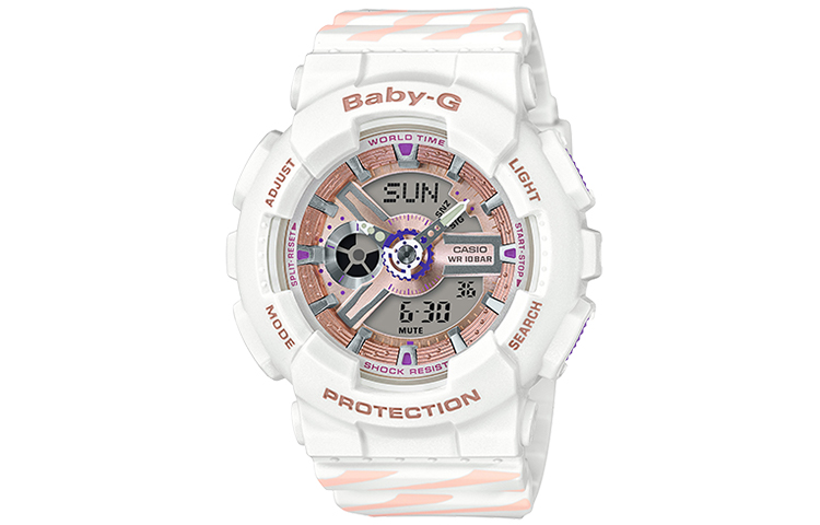 

CASIO Часы Women's BABY-G White Watch BA-110CH-7A