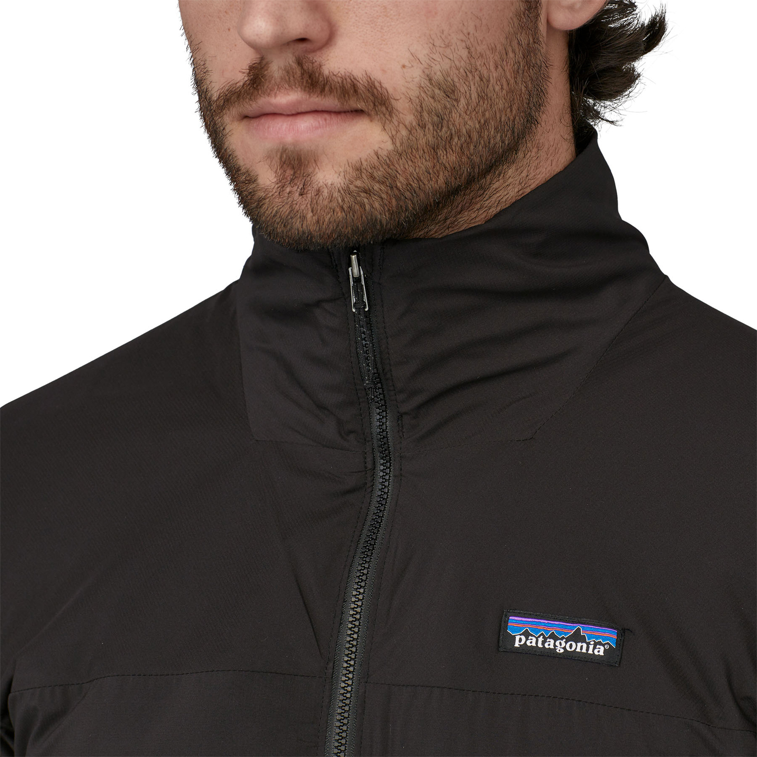 Мужская легкая гибридная куртка Nano-Air Patagonia, Black — фото 2