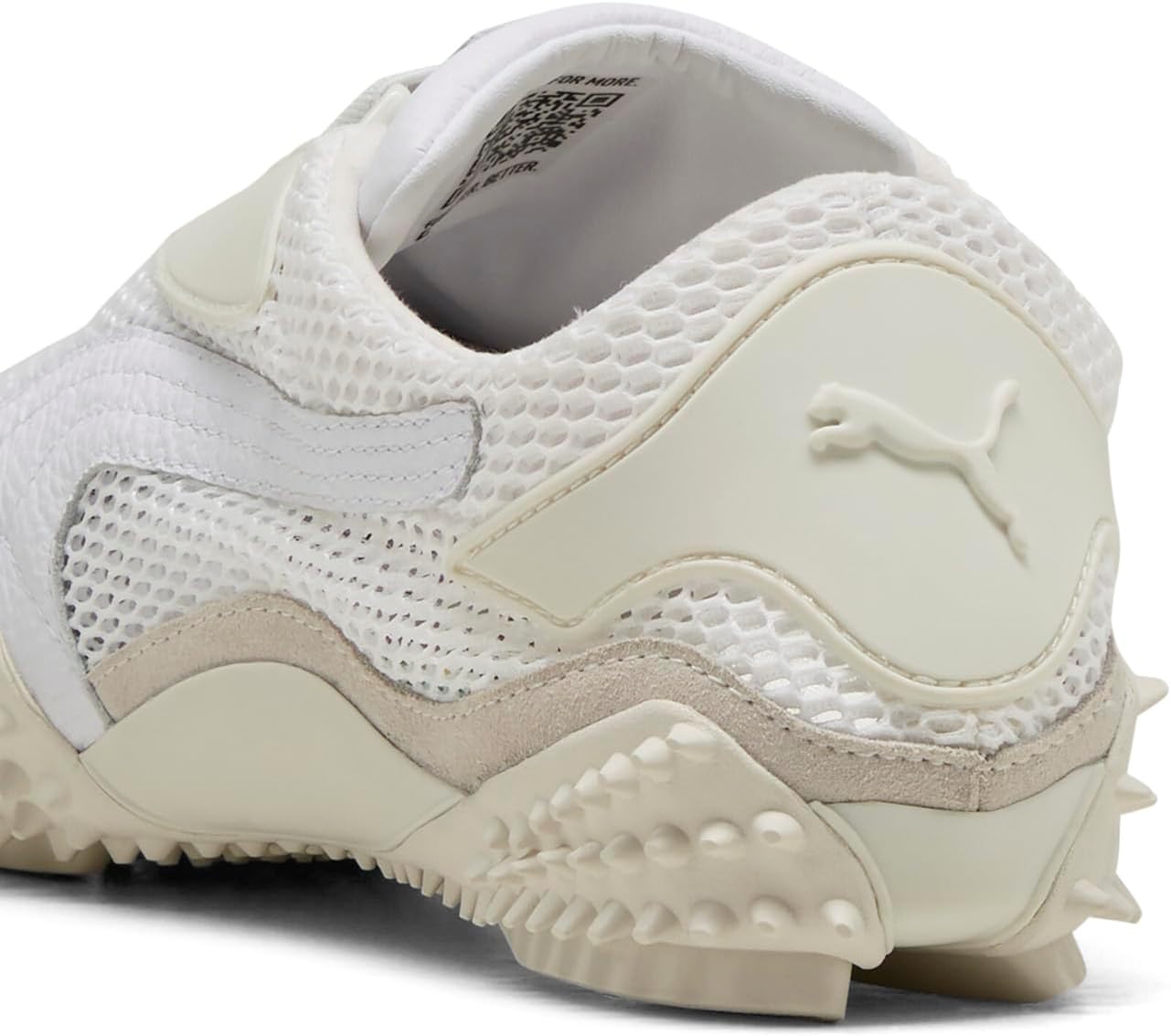 Мужские кроссовки PUMA Mostro Mesh Slip On для повседневной носки - белые — фото 3