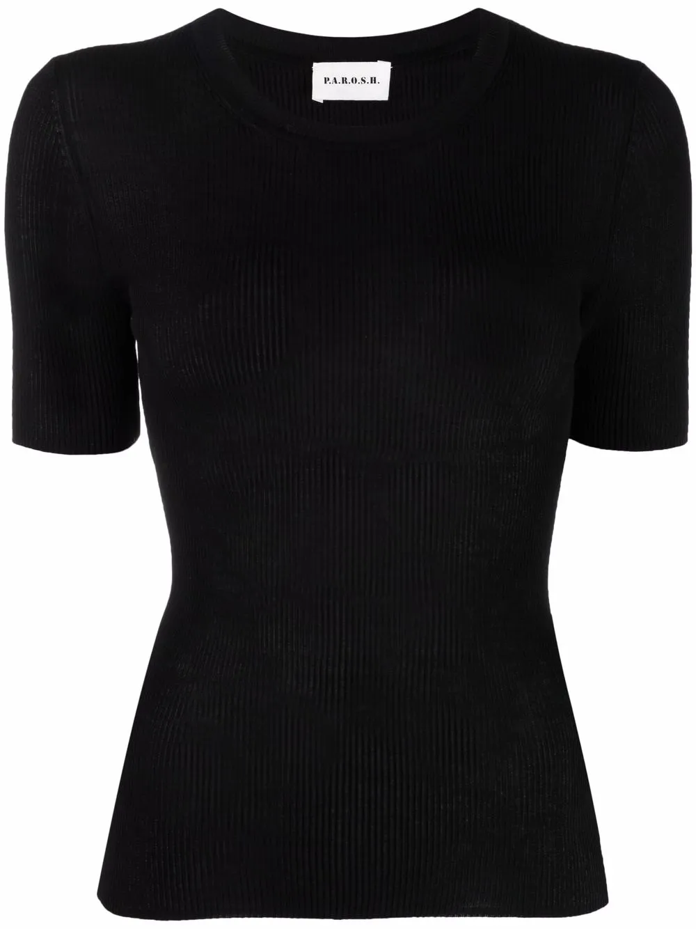 

Трикотажный топ Cipria P.A.R.O.S.H., черный