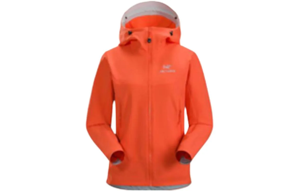 Ветровка для женщин Gamma Series Outdoor Hiking, водонепроницаемая, ветрозащитная и дышащая Arcteryx, Aurora Red