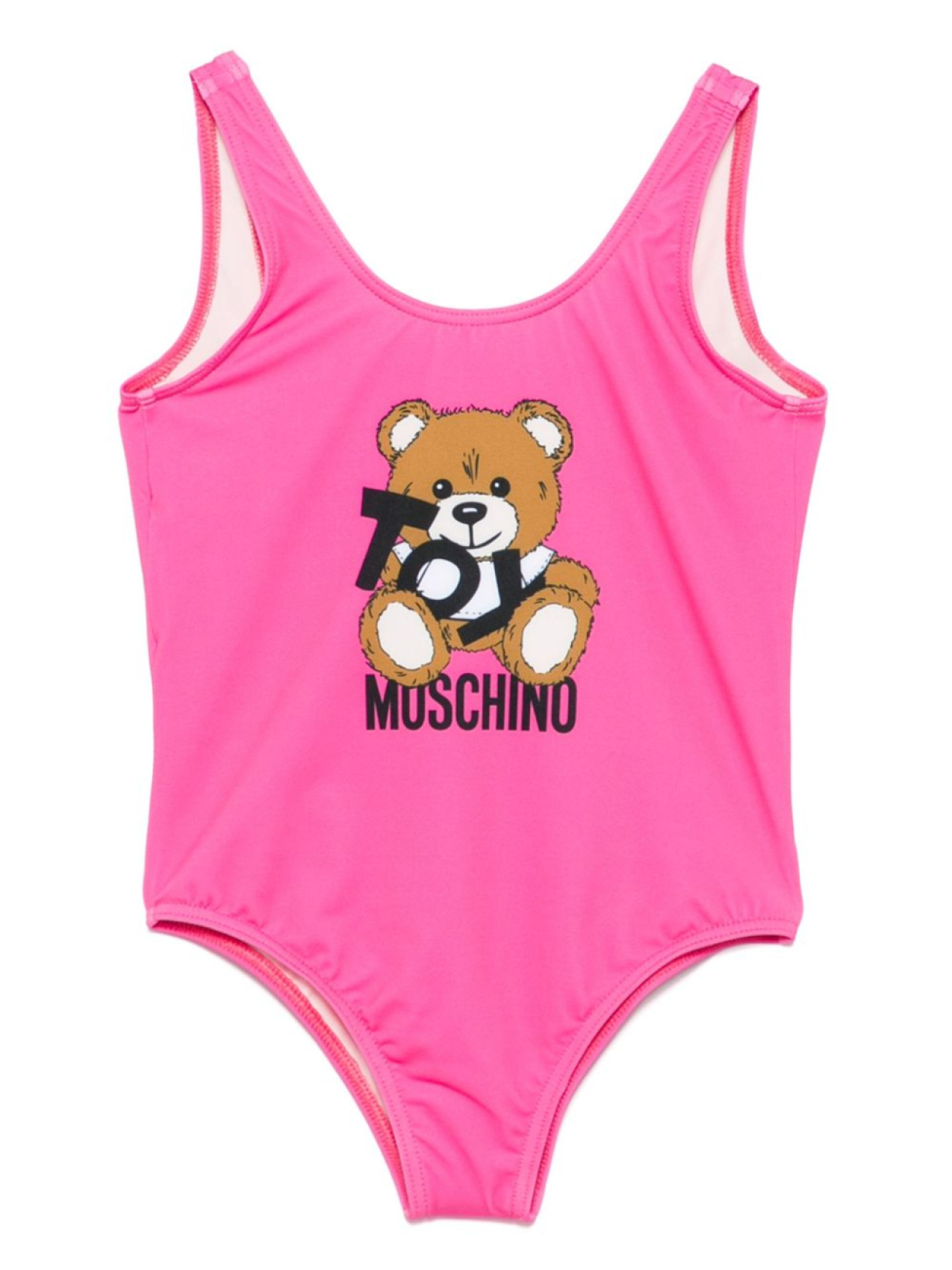 

Moschino Kids купальник с принтом Teddy Bear, розовый