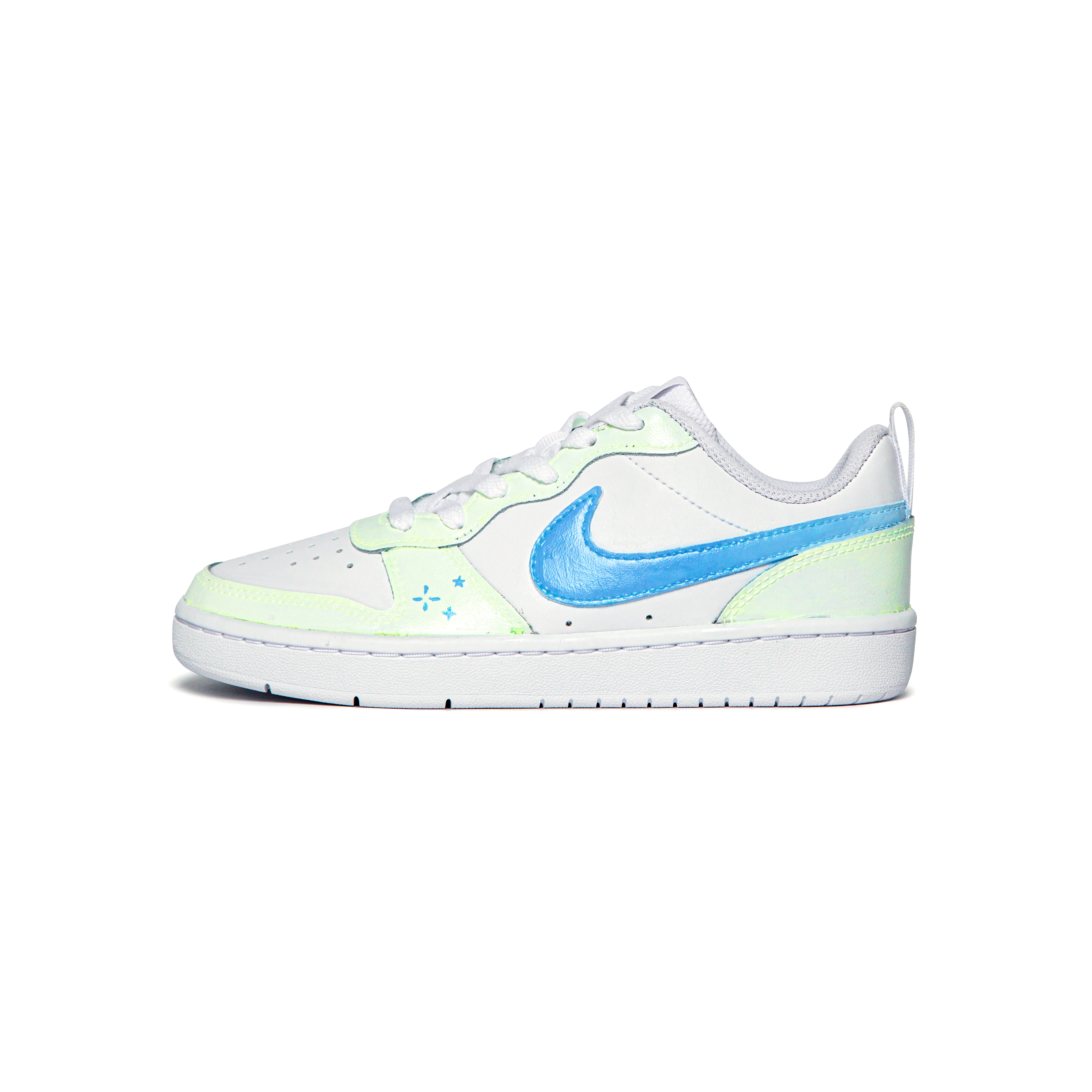 

Кроссовки для скейтбординга Court Borough для подростков Nike, синий/желтый