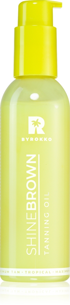 

Масло для загара Shine Brown, ускоритель загара для лица и тела Byrokko, 145 мл