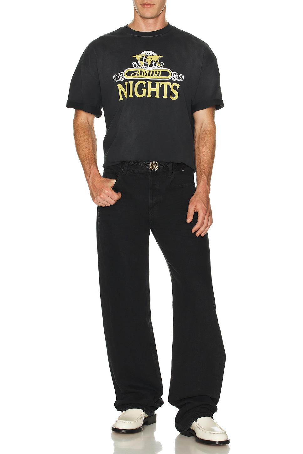 

Футболка оверсайз Nights Amiri, Black