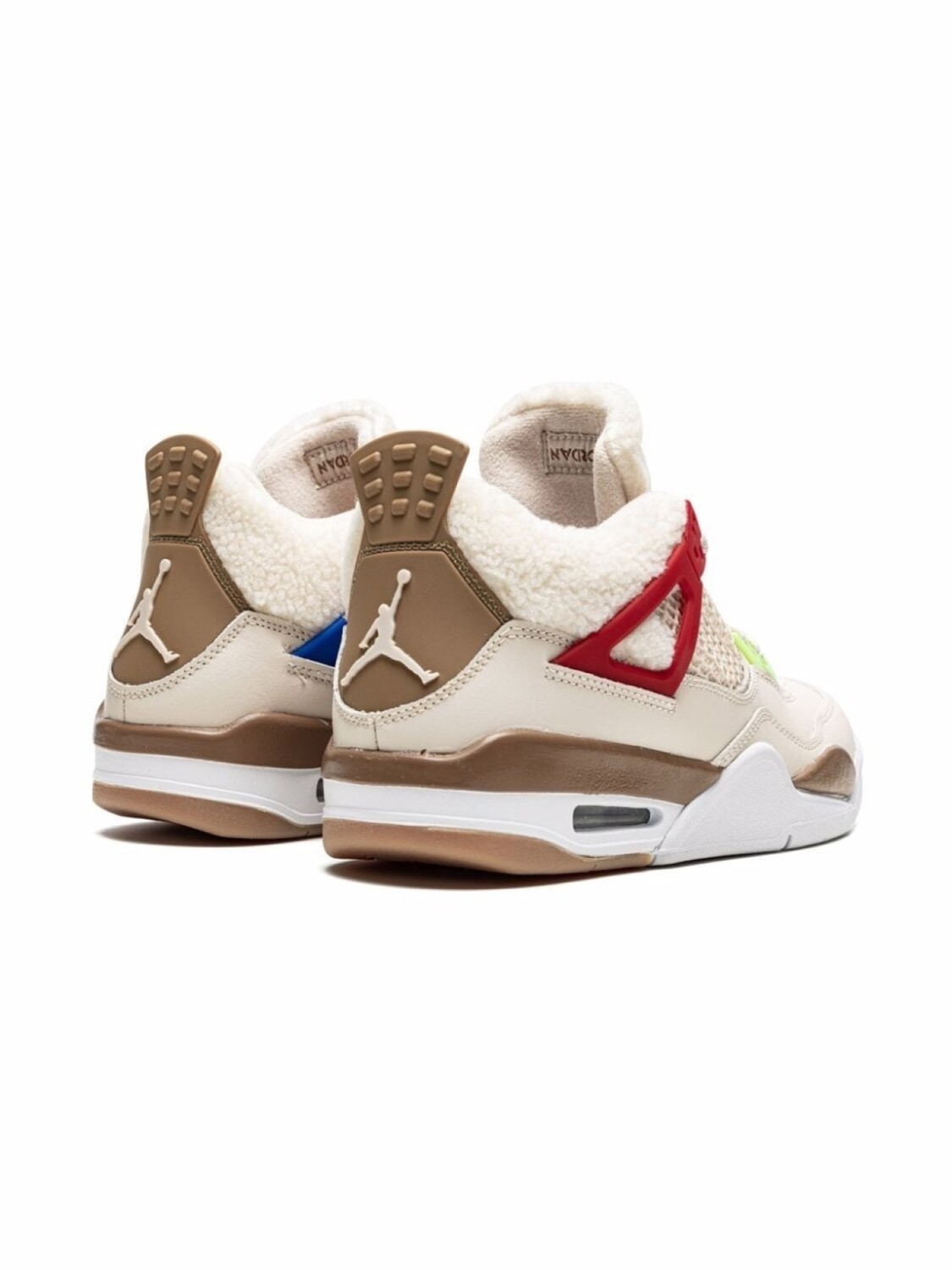 Кроссовки Air Jordan 4 Retro Where the Wild Things Are Jordan Kids, бежевый — фото 3