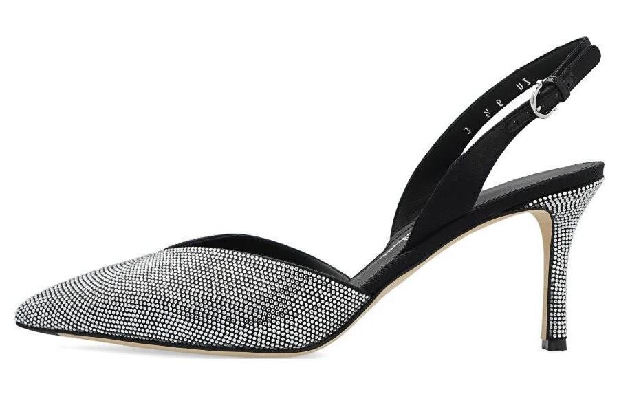 

Туфли-лодочки Ferragamo с открытой пяткой, черный