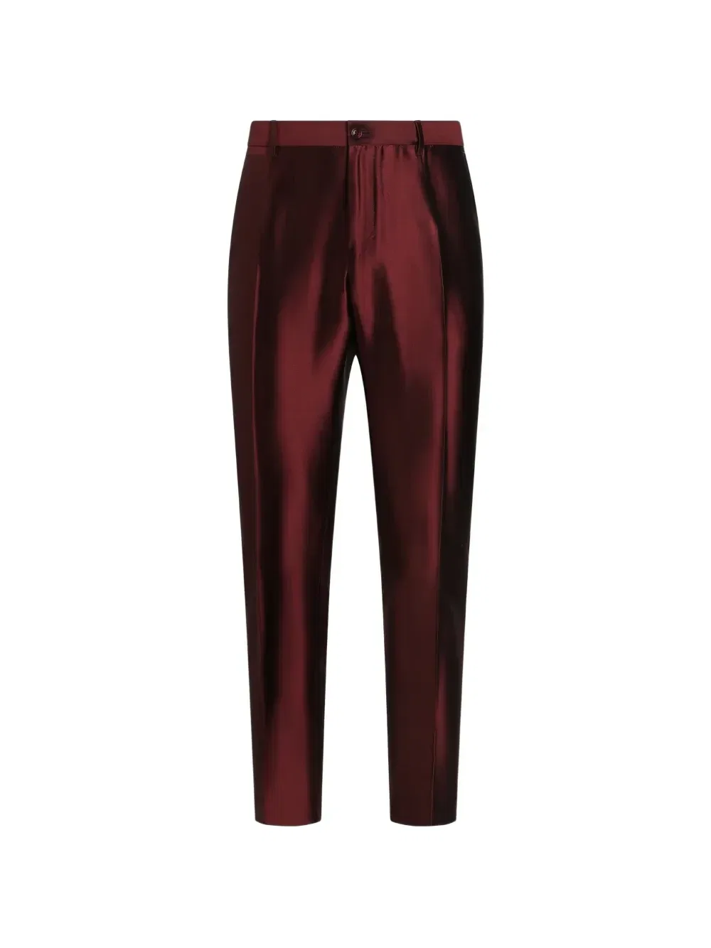 Брюки из шелкового шантунга Dolce & Gabbana, красный