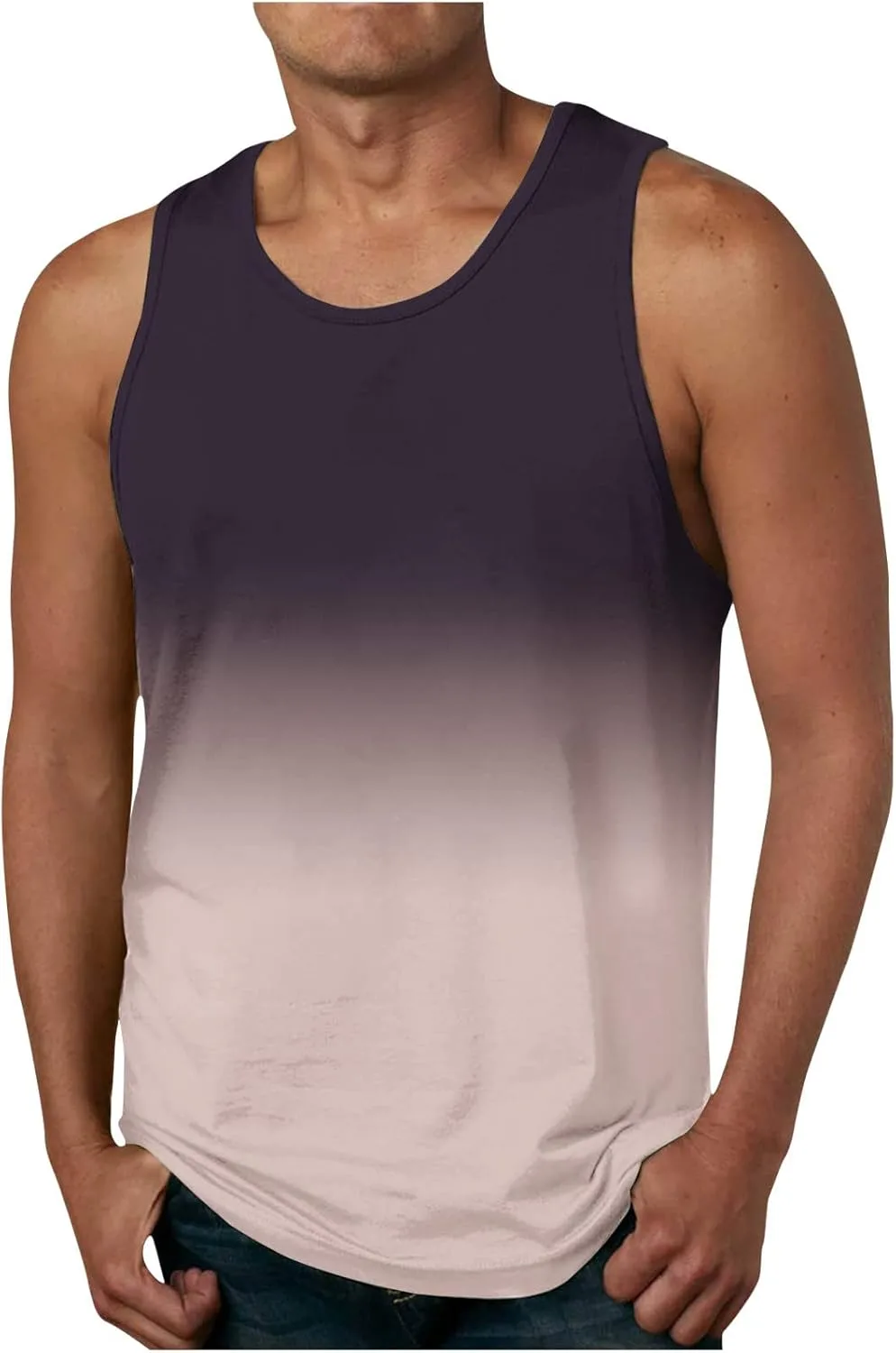 

Мужская градиентная майка Sleeveless Muscle Shirt для тренировок TXGMNA